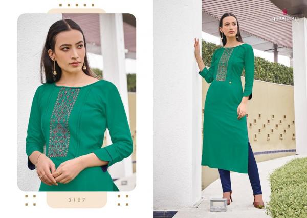 Rangoon Park 3 Rayon Designer Kurti